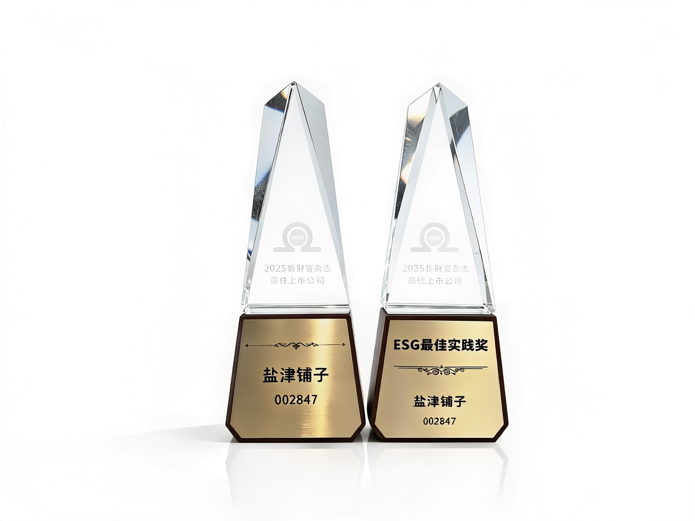 鹽津鋪子斬獲2025年新財富雜志最佳上市公司、ESG最佳實踐公司雙項榮譽